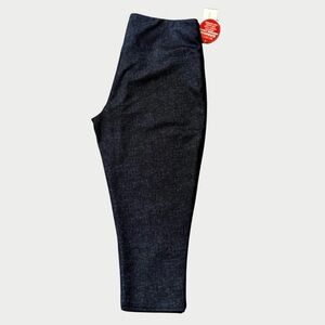 Alexander Jordan | Faux Denim Blue Capri Legging | Size XL